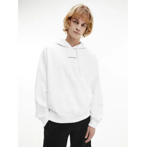 Calvin Klein pánská bílá mikina - L (YAF)